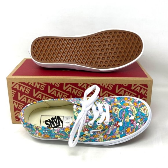 VANS Authentic New Floral Low Top Sneakers Women’s Size Canvas Skate VN0A5KS9OZQ - Picture 6 of 11